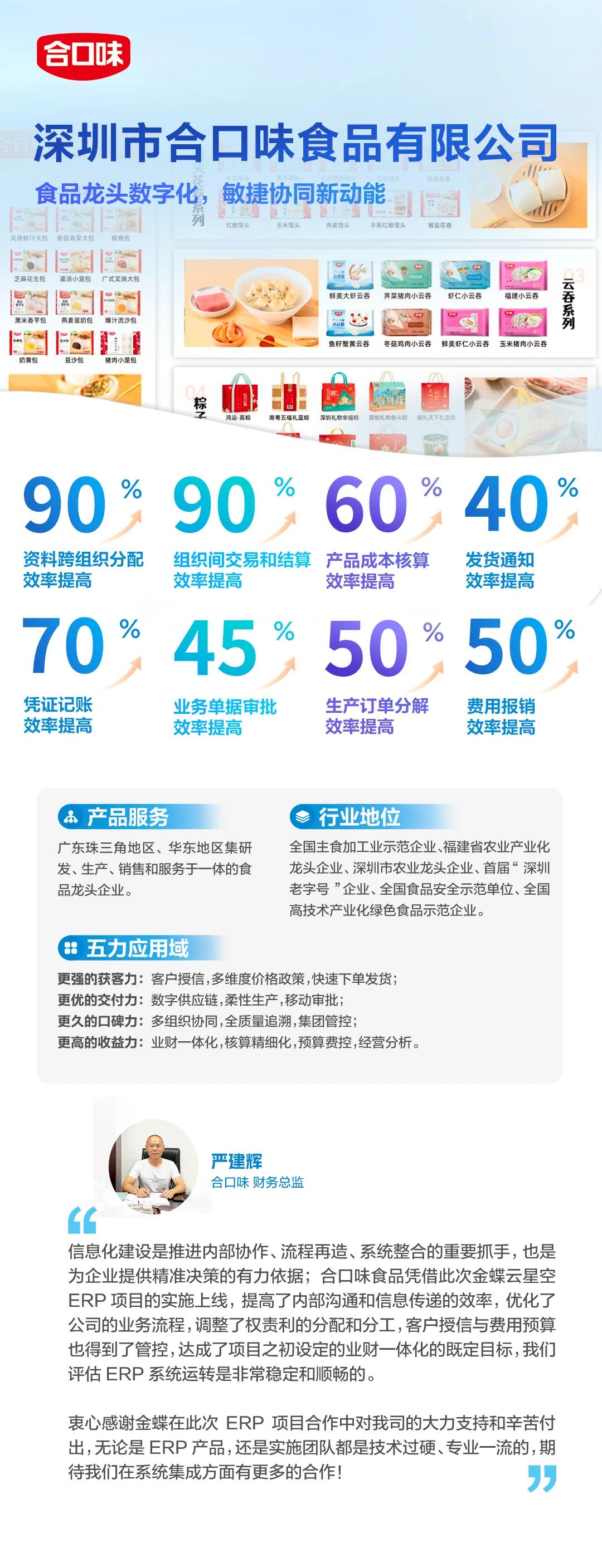 合口味：食品龍頭數(shù)字化，敏捷協(xié)同新動能